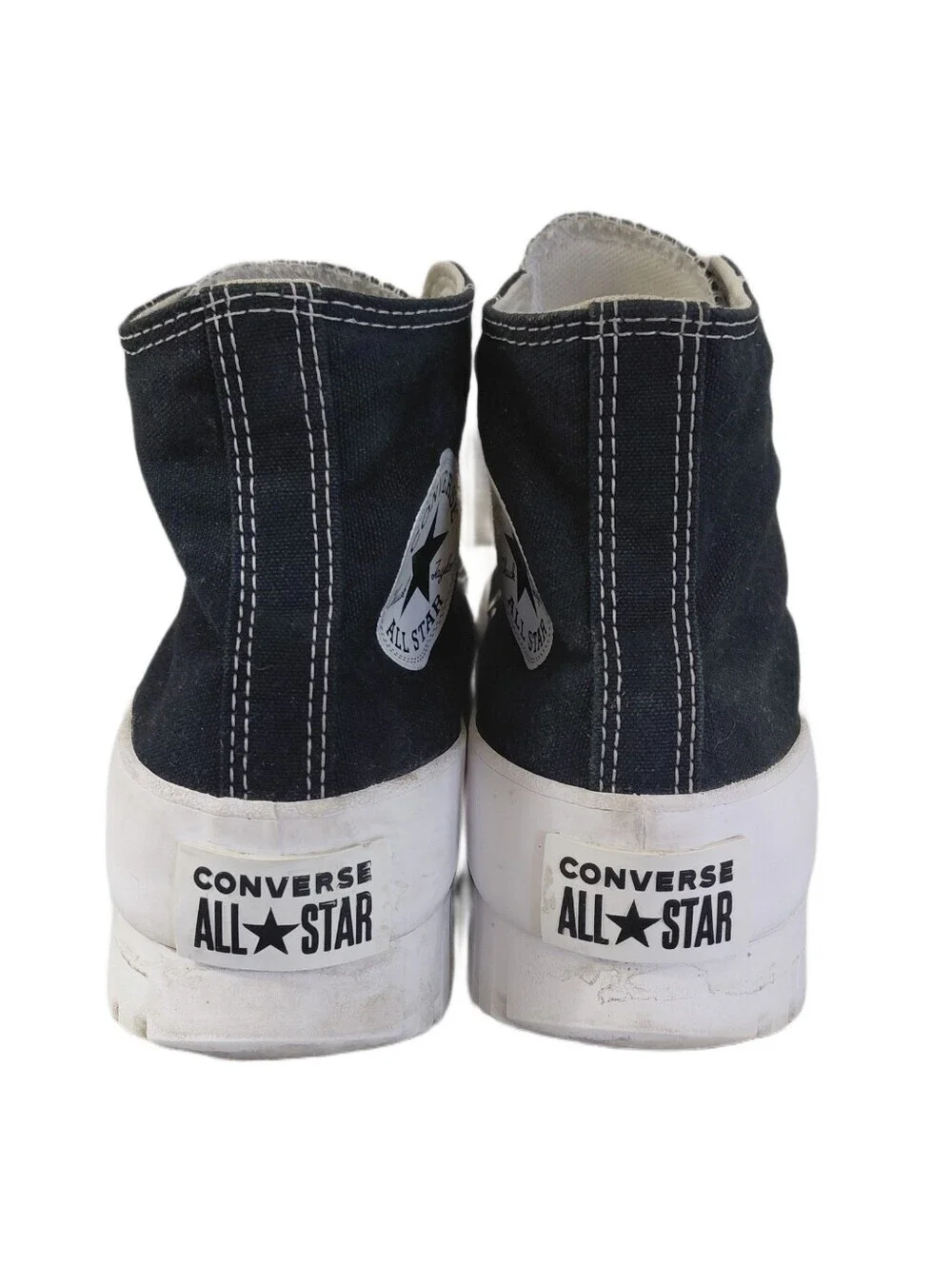 Converse High-Top Platform Sneakers Women's Size 7 Navy Blue All Stars
